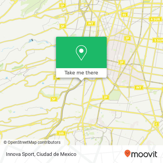 Innova Sport map