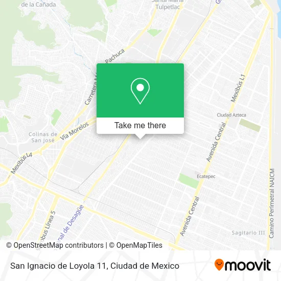 San Ignacio de Loyola 11 map