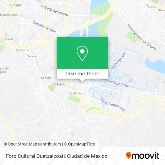 Mapa de Foro Cultural Quetzalcoatl