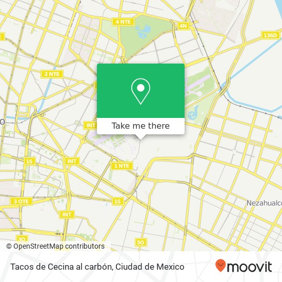 Tacos de Cecina al carbón map