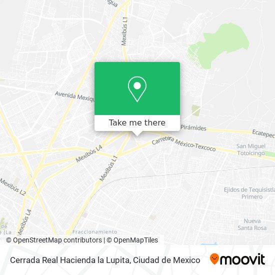 Cerrada Real Hacienda la Lupita map