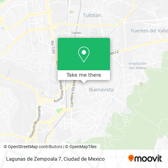 Lagunas de Zempoala 7 map