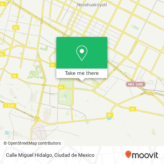 Calle Miguel Hidalgo map