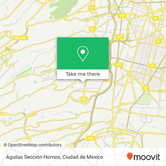 Águilas Sección Hornos map