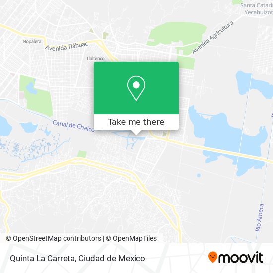 Mapa de Quinta La Carreta