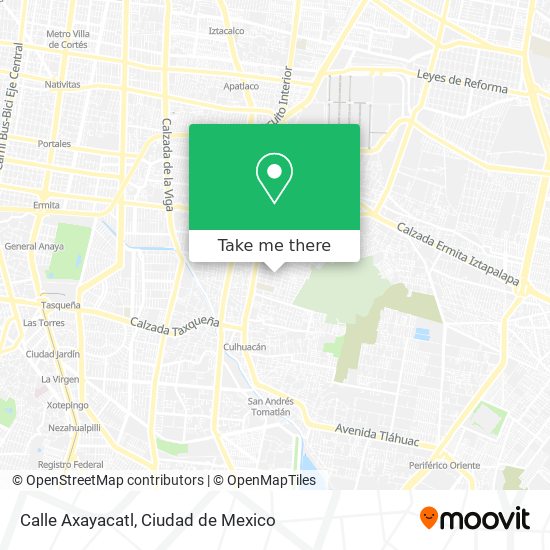 Mapa de Calle Axayacatl