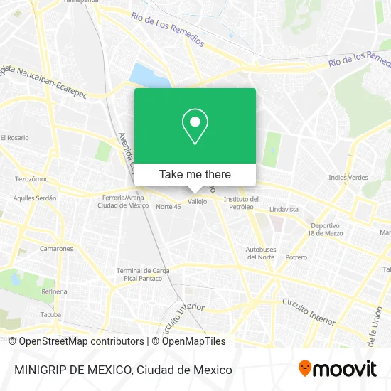 MINIGRIP DE MEXICO map