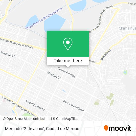 Mercado "2 de Junio" map