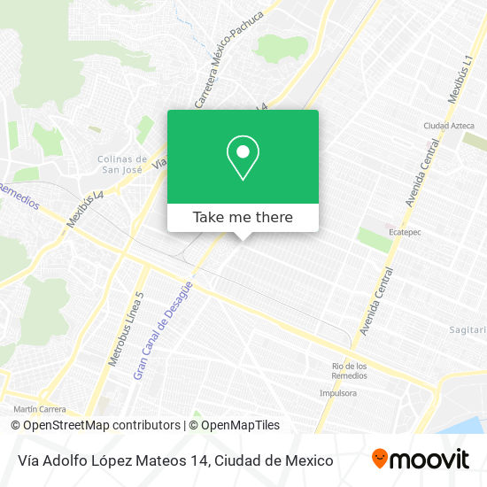 Vía Adolfo López Mateos 14 map