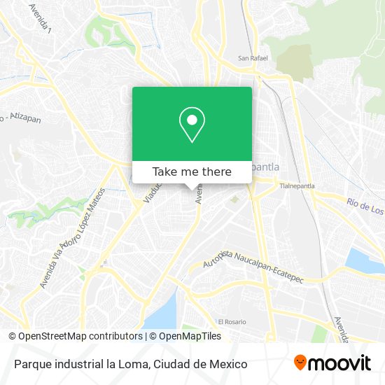 Parque industrial la Loma map