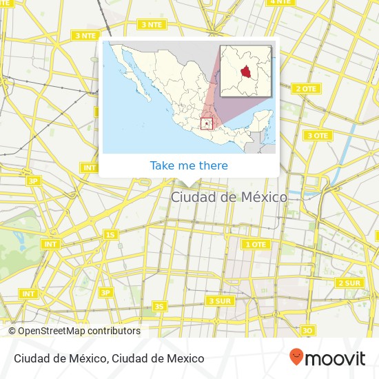 Ciudad de México map