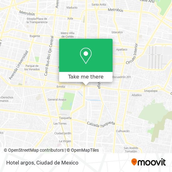 Hotel argos map