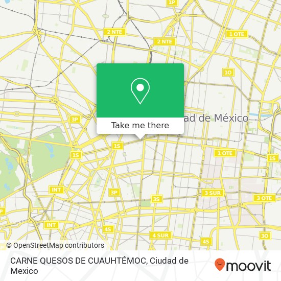 CARNE QUESOS DE CUAUHTÉMOC map