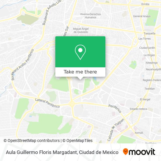 Aula Guillermo Floris Margadant map