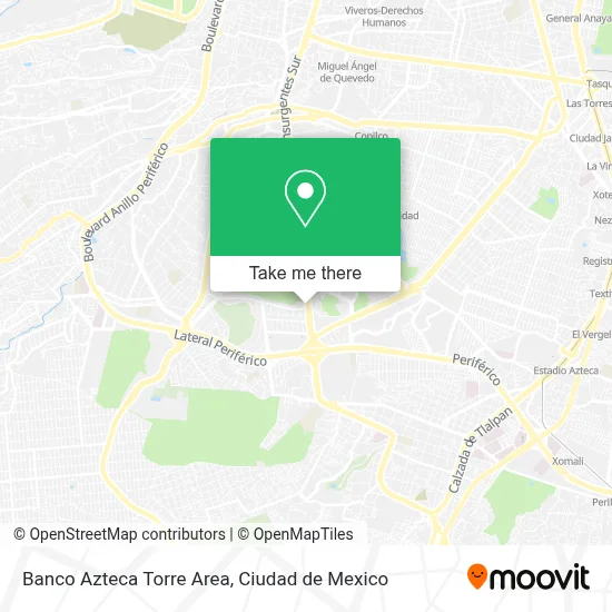 Banco Azteca Torre Area map