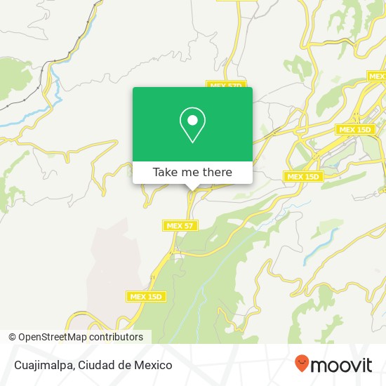 Cuajimalpa map