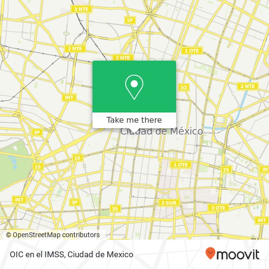 Mapa de OIC en el IMSS