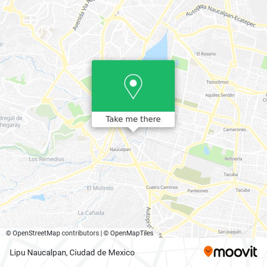 Mapa de Lipu Naucalpan