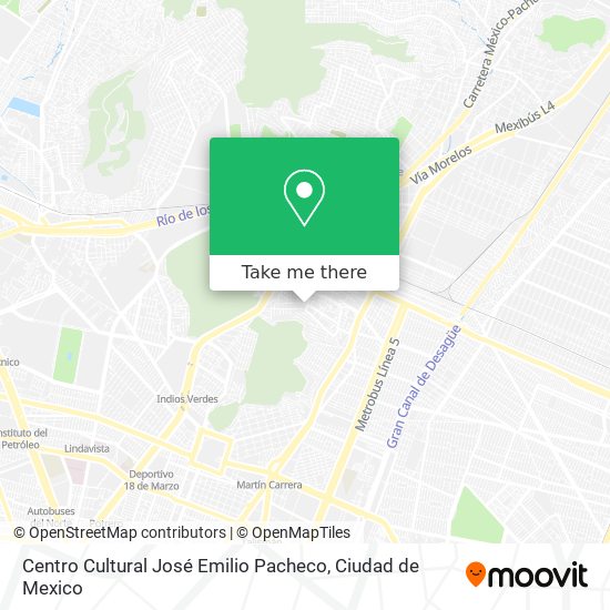 Centro Cultural José Emilio Pacheco map