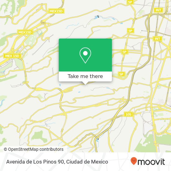 Avenida de Los Pinos 90 map
