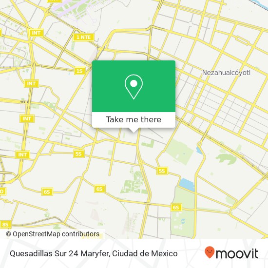 Mapa de Quesadillas Sur 24 Maryfer