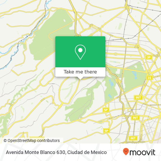 Avenida Monte Blanco 630 map