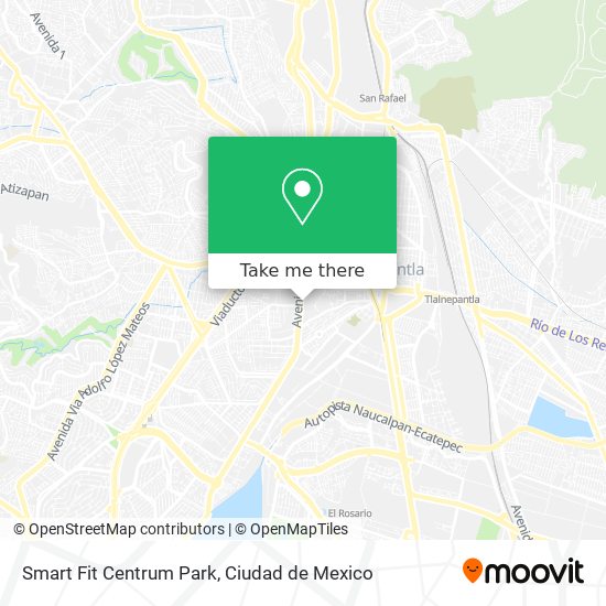 Smart Fit Centrum Park map