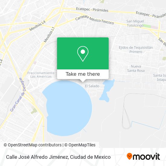 Mapa de Calle José Alfredo Jiménez