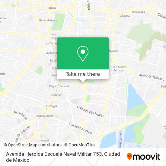Avenida Heroica Escuela Naval Militar 753 map