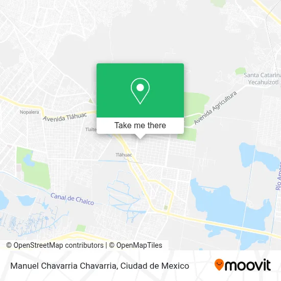 Manuel Chavarria Chavarria map