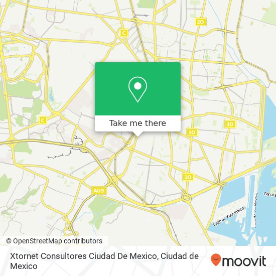 Mapa de Xtornet Consultores Ciudad De Mexico