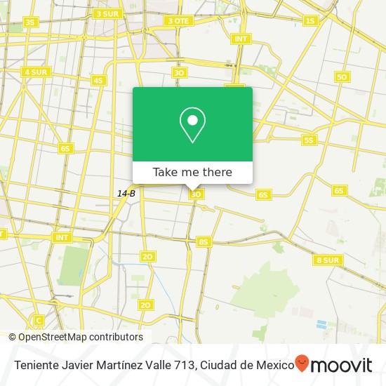 Teniente Javier Martínez Valle 713 map