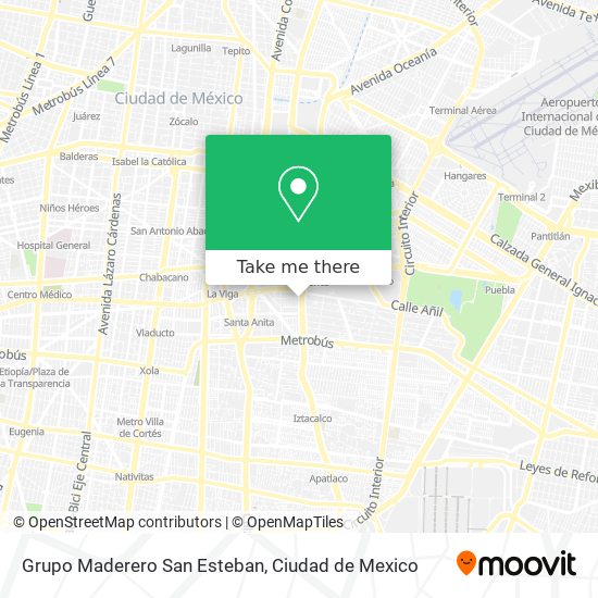 Grupo Maderero San Esteban map