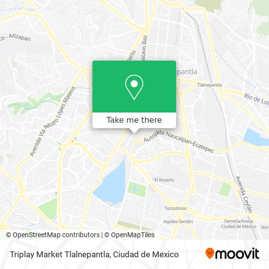 Triplay Market Tlalnepantla map