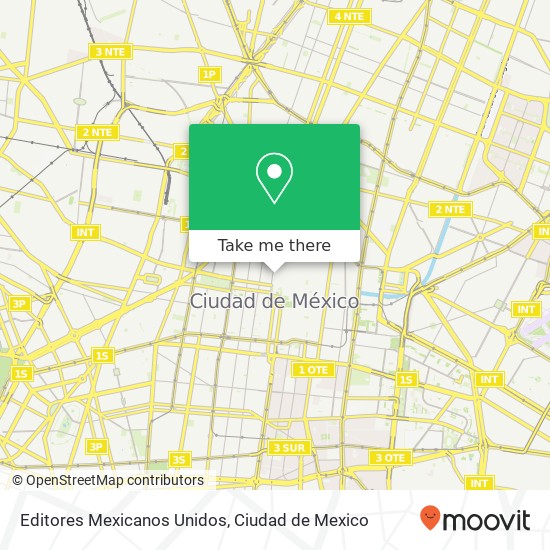 Editores Mexicanos Unidos map