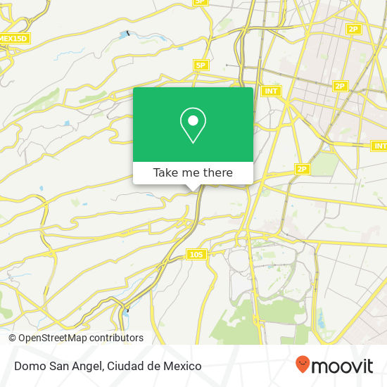 Mapa de Domo San Angel