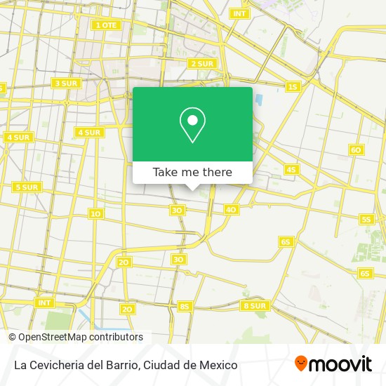 La Cevicheria del Barrio map