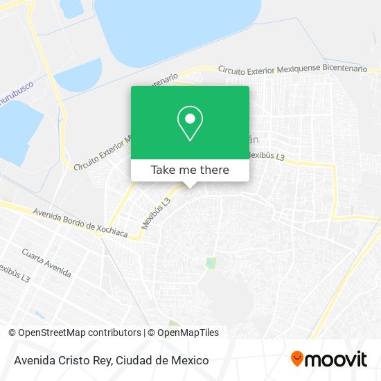 Mapa de Avenida Cristo Rey