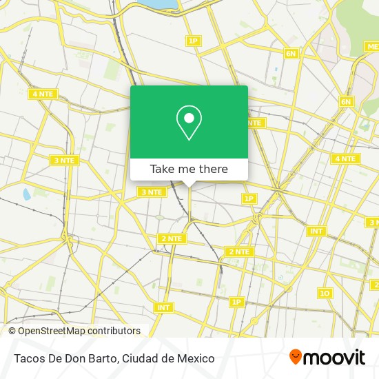 Tacos De Don Barto map