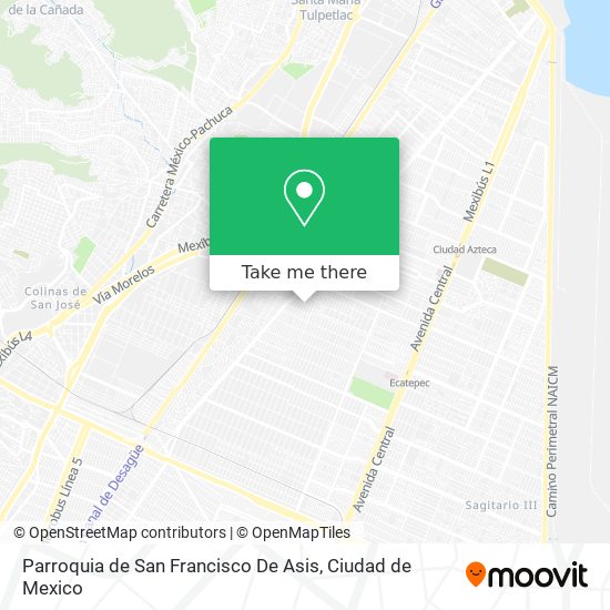 Parroquia de San Francisco De Asis map