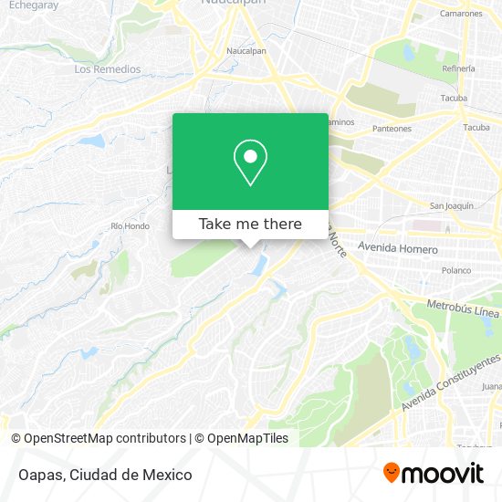 Oapas map