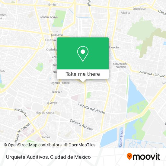 Urquieta Auditivos map