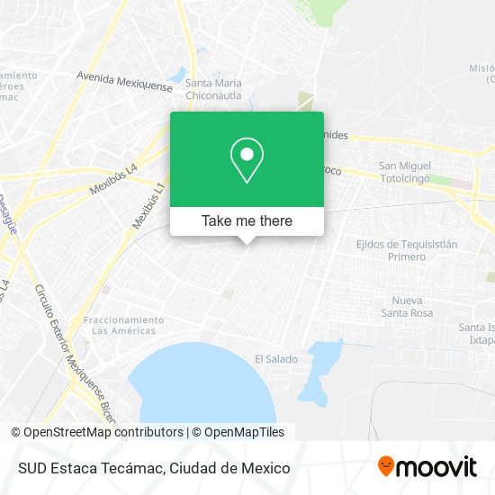 Mapa de SUD Estaca Tecámac