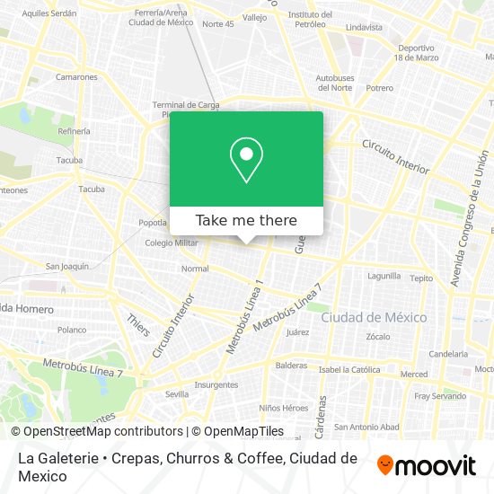 La Galeterie • Crepas, Churros & Coffee map