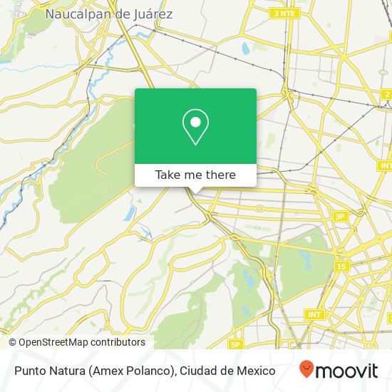 Punto Natura (Amex Polanco) map