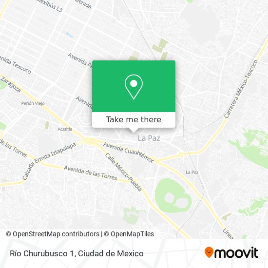 Mapa de Río Churubusco 1