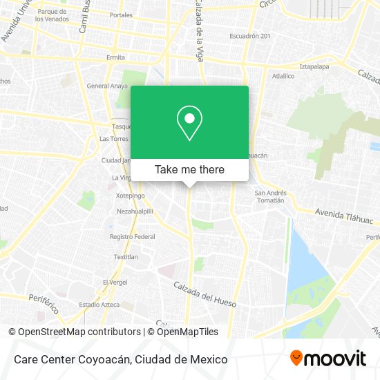Care Center Coyoacán map