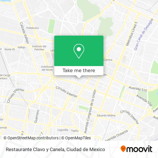 Restaurante Clavo y Canela map