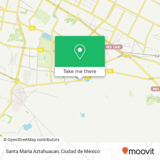 Santa María Aztahuacan map