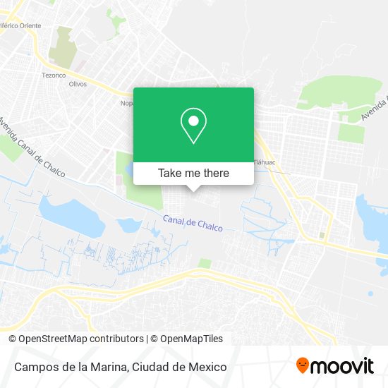 Mapa de Campos de la Marina